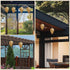 DECYOOL 6 Pack Mini Size Wasp Nest Decoy Hanging Fake Wasp Nest for Wasps Hornets Yellow Jackets...